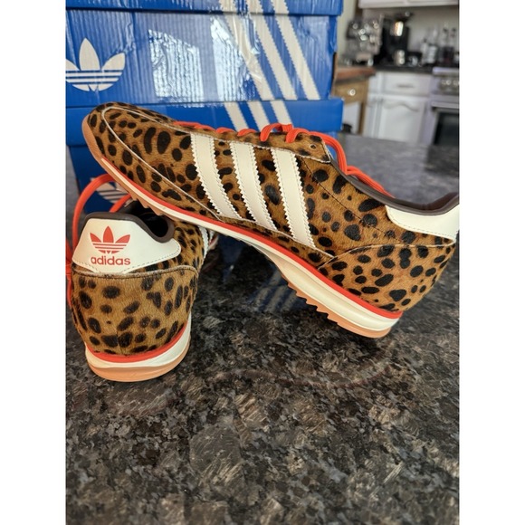 Adidas SL 72 OG Women's Athletic Shoes Black Leopard Casual Sneakers Pick Size - Picture 6 of 12